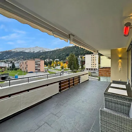 Luxurioeses Penthouse In Modern Hochwertig Davos
