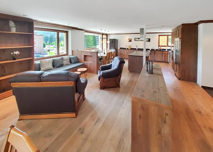 Luxurioeses Penthouse In Modern Hochwertig Appartement Davos